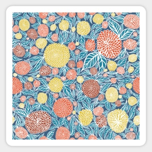 dahlia pattern Sticker